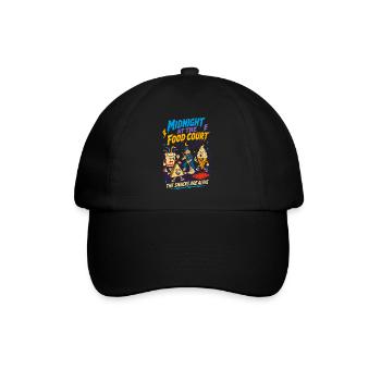 Midnight Food Court Vibrant Snacks - Baseball Cap - black/black - Front