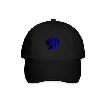 Teckel chien animal portrait teckel - Casquette classique - noir/noir - Devant