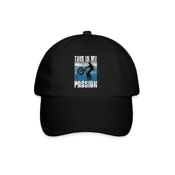 BMX is my passion Bike Bike - Baseball Cap - black/black - Front
