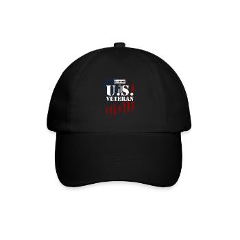 Retired U.S. Veteran - Veteran - Baseball Cap - black/black - Front