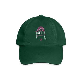 L’amour est un choix - Saint-Valentin - Casquette classique - vert bouteille - Devant