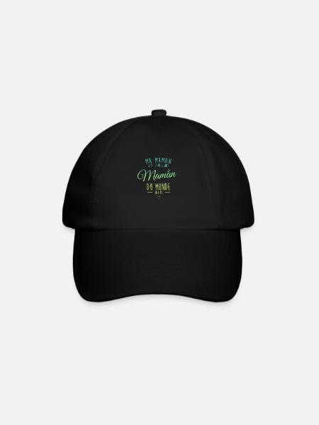 Meilleur maman du monde entier - Casquette classique - noir/noir
