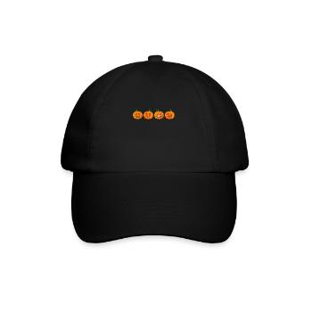 Citrouille - Casquette classique - noir/noir - Devant