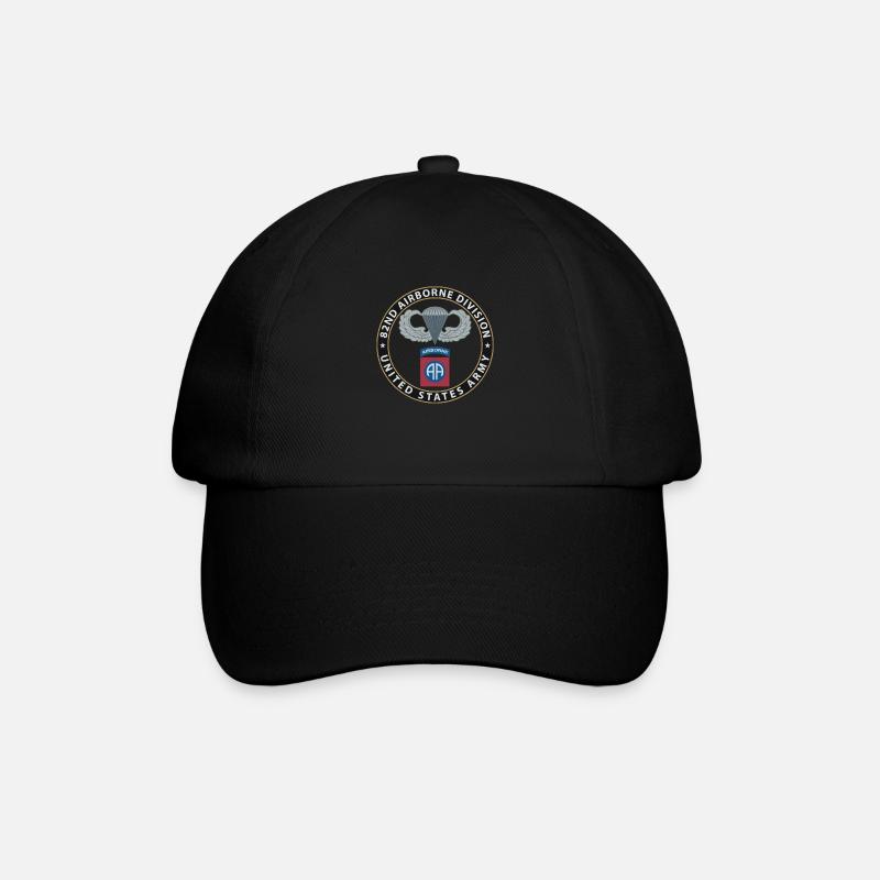 82nd-2 - Baseball Cap - black/black