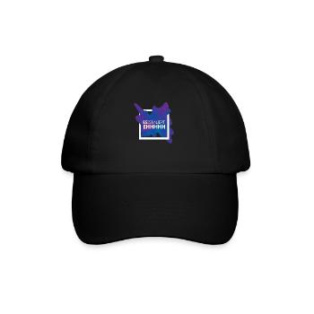 eseskalierteh - Baseballkappe - Schwarz/Schwarz - Vorne