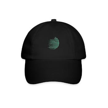 digitaler Kreis - Baseballkappe - Schwarz/Schwarz - Vorne