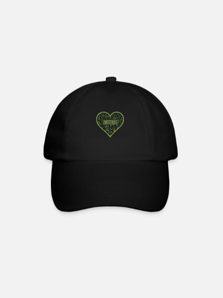 SCIENCE HERZ HEAT - Baseballkappe - Schwarz/Schwarz