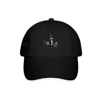 Alex Bleu - Casquette classique - noir/noir - Devant