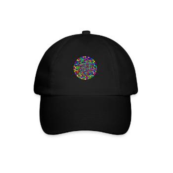 valentine valentine's day love kiss kisses kuessen15 - Baseball Cap - black/black - Front
