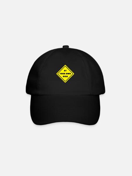 At your own risk - Casquette classique - noir/noir