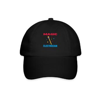 Plumber / Mechanician / electrician / Dad / Geek - Casquette classique - noir/noir - Devant