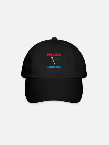 Plumber / Mechanician / electrician / Dad / Geek - Baseballkappe - Schwarz/Schwarz
