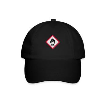 brandfoerdernd - Baseballkappe - Schwarz/Schwarz - Vorne