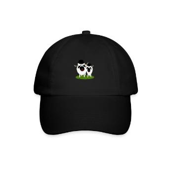 thick and stupid - Baseball Cap - black/black - Front