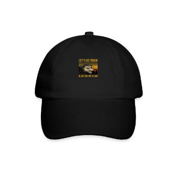 Let's Eat Trash and Get Hit By A Car Opossum - Casquette classique - noir/noir - Devant