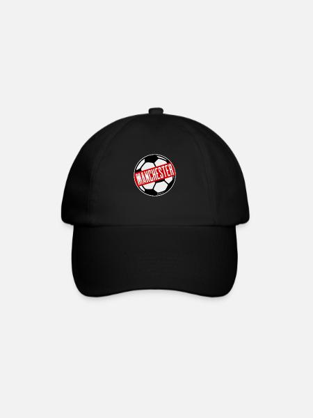 Manchester football - Baseball Cap - black/black
