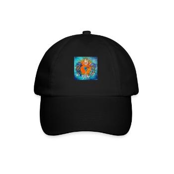 Tiges de coeur - Casquette classique - noir/noir - Devant
