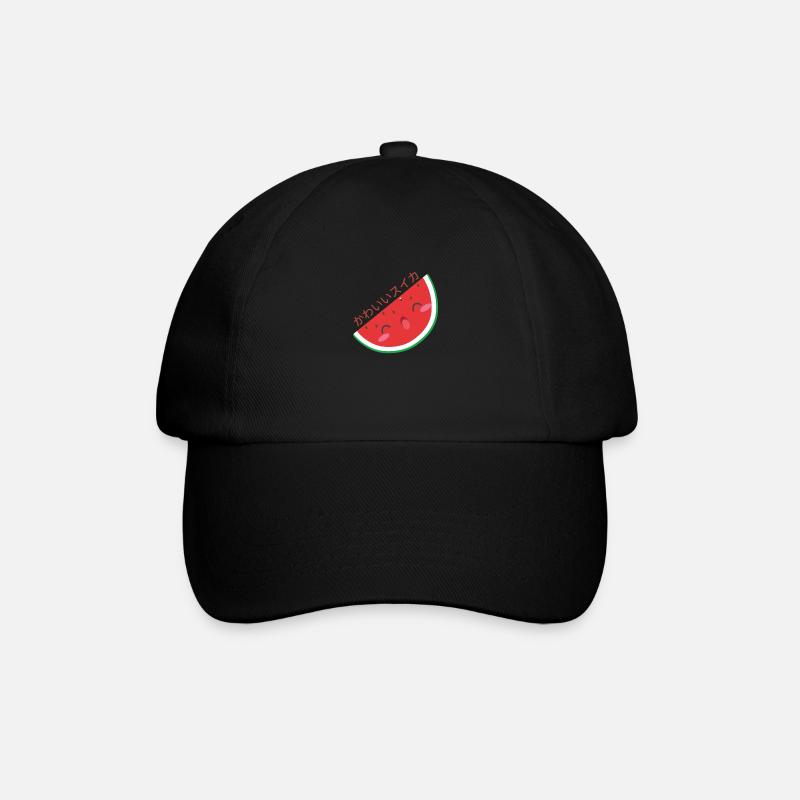 sandia kawaii - Casquette classique - noir/noir