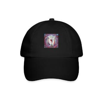 Heart Angel Manifestation of Your Calling - Baseball Cap - black/black - Front
