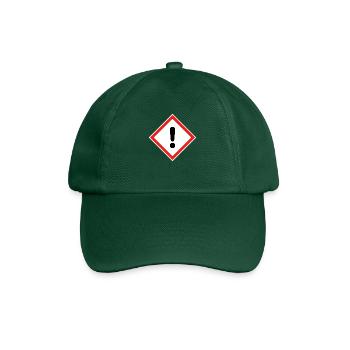 Avertissement de danger pour la santé, Avertissement pour la santé - Casquette classique - vert bouteille - Devant