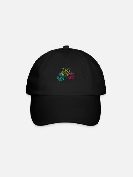 Feu d'artifice - Casquette classique - noir/noir