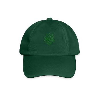 Wolfsgeometrie - Baseballkappe - Flaschengrün - Vorne