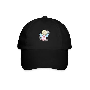Ange avec cœur - Casquette classique - noir/noir - Devant