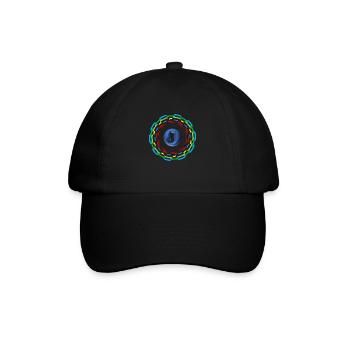 Kreise J - Baseballkappe - Schwarz/Schwarz - Vorne