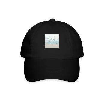 Love and joy - Baseballkappe - Schwarz/Schwarz - Vorne