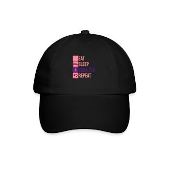 Manger sleep Boba Tea - Casquette classique - noir/noir - Devant