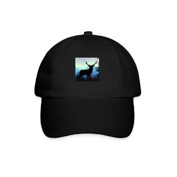 Cerf - Casquette classique - noir/noir - Devant