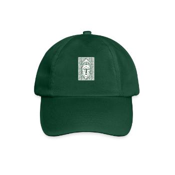 Côte d'ivoire - masque Baoulé - Casquette classique - vert bouteille - Devant