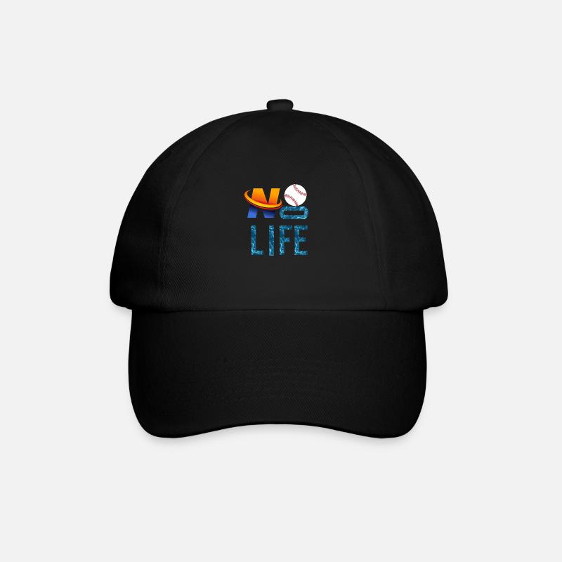 NO baseball ,No life - Baseball Cap - black/black