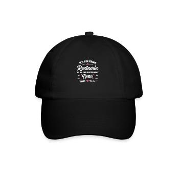 Lustiger Spruch Oma Rentnerin Ruhestand Geschenk - Baseballkappe - Schwarz/Schwarz - Vorne