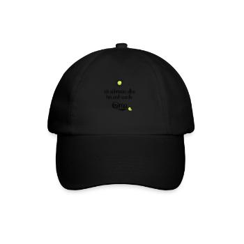 lustige Sprüche für Oma - Baseballkappe - Schwarz/Schwarz - Vorne