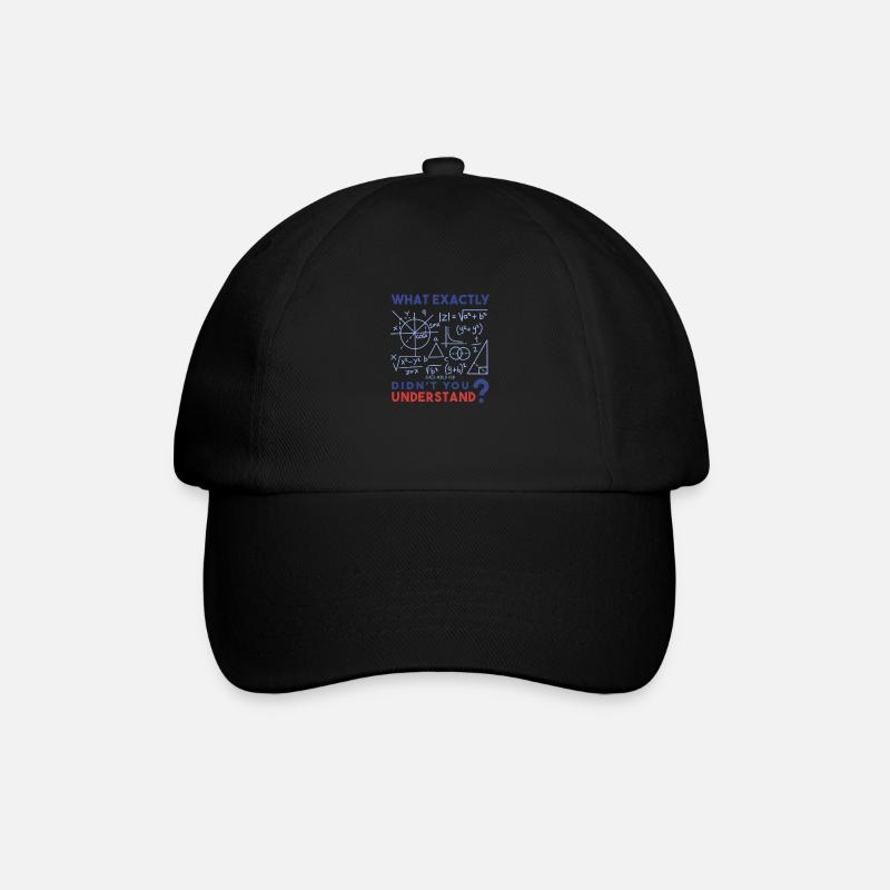 What exactly do you not understand? Math freak. - Baseball Cap - black/black