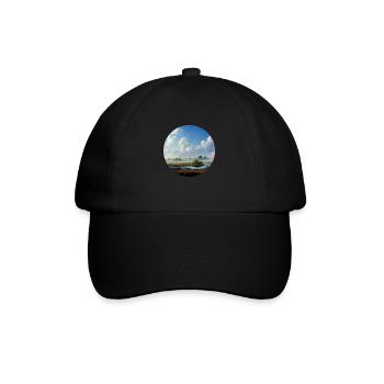 Le paradis dans le pays - Casquette classique - noir/noir - Devant