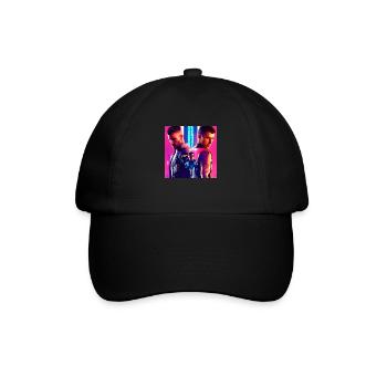 Positive vibes - Baseball Cap - black/black - Front