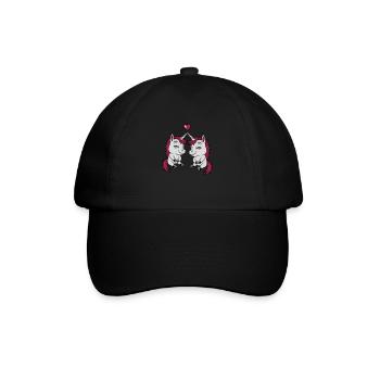 2 Amis Licorne Amour - Casquette classique - noir/noir - Devant
