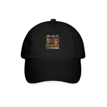 Crowned Gecko Lizard Reptile Herpetologist - Baseball Cap - black/black - Front