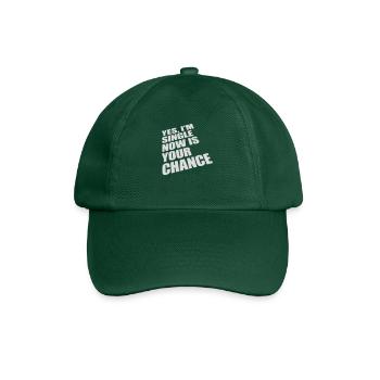 célibataire maintenant votre chance - Casquette classique - vert bouteille - Devant