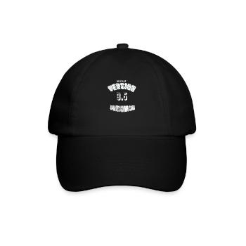 Birthday35 - Baseballkappe - Schwarz/Schwarz - Vorne