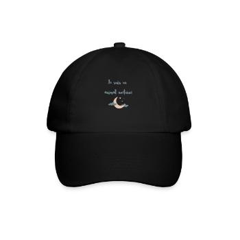 Je suis un animal nocturne - Casquette classique - noir/noir - Devant