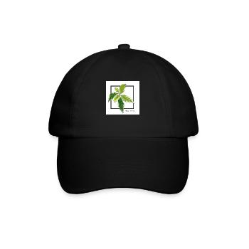 TROPISCH - Baseballkappe - Schwarz/Schwarz - Vorne