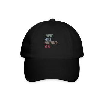 Legend Since November 2020 - Baseball Cap - black/black - Front