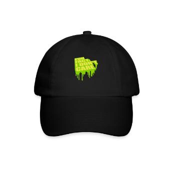 I don't care fact - Baseball Cap - black/black - Front