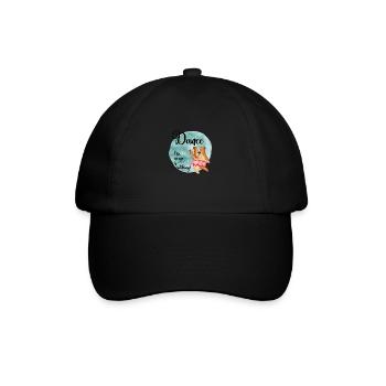 Dansez comme si personne ne regardait - Casquette classique - noir/noir - Devant