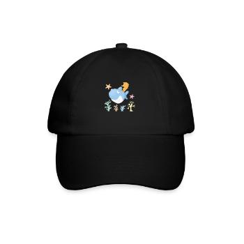 Hyppopcampal shark - Baseball Cap - black/black - Front