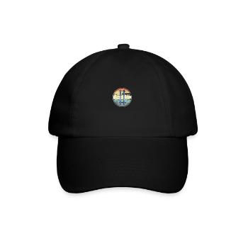 Planches de ski Vintage - Casquette classique - noir/noir - Devant