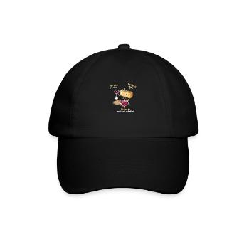 vin comté saucisson - Casquette classique - noir/noir - Devant
